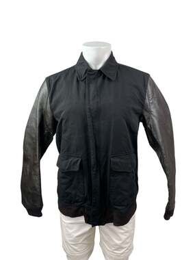 Junya Watanabe Comme de Garçons Mens Genuine Leather Sleeve Comber Coat Jacket L